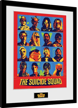 Framed Poster Suicide Squad - Bunch