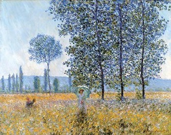 Art Print Sunlight Under The Poplars