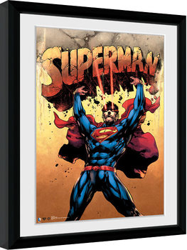 Framed Poster Superman - Strength