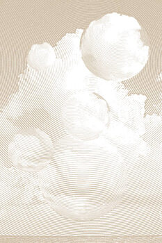 Αυτοκόλλητο Surreal Cloudscape Over Sea