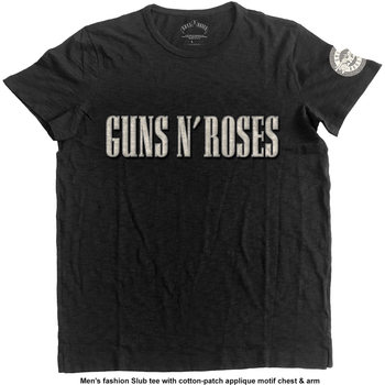 Guns N Roses - LOGO & BULLET CIRCLE T-Shirt