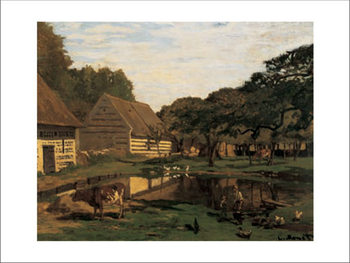 A Farmyard In Normandy Taidejuliste