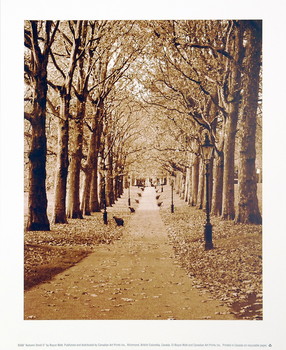 Taidejuliste Autumn Stroll II
