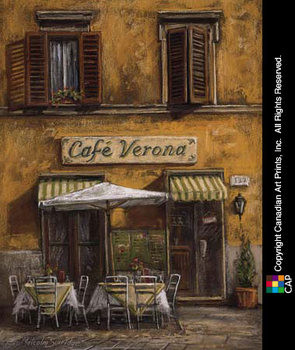 Taidejuliste Café Verona