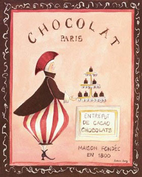 Taidejuliste Chocolat, Paris