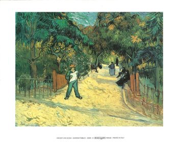 Entrance to the Public Garden in Arles, 1888 Taidejuliste