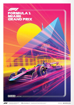 Taidejuliste Formula 1 - Miami Grand Prix - 2023