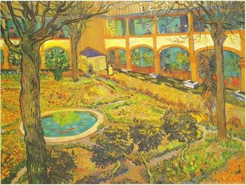 Garden of the Hospital in Arles, 1889 Taidejuliste