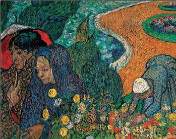 Ladies of Arles - Memory of the Garden at Etten, 1888 Taidejuliste