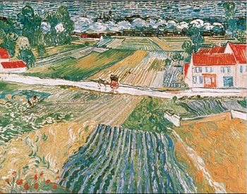 Landscape at Auvers after the Rain, 1890 (part.) Taidejuliste