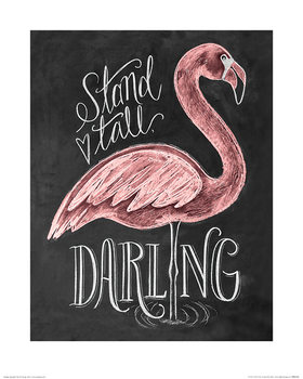 Lily & Val - Flamingo Taidejuliste