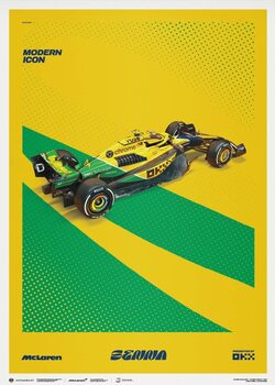 Taidejuliste McLaren Formula 1 Team - Ayrton Senna - Modern Icon - Monaco Grand Prix - 2024