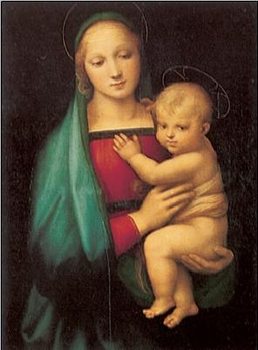 Raphael Sanzio - The Madonna del Granduca, 1505 Taidejuliste