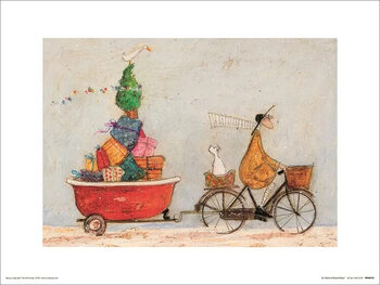 Sam Toft - A Tubful of Good Cheer Taidejuliste