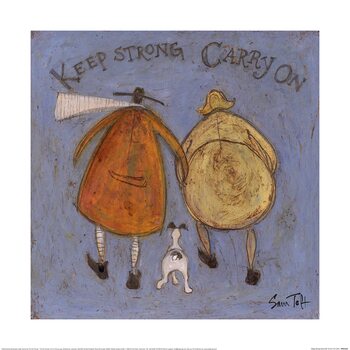 Taidejuliste Sam Toft - Keep Strong Carry On