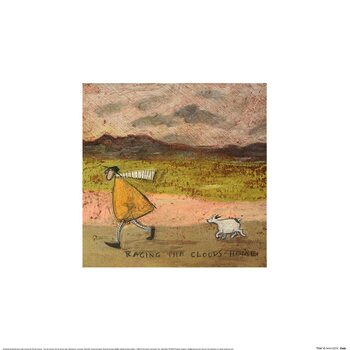 Taidejuliste Sam Toft - Racing The Clouds Home