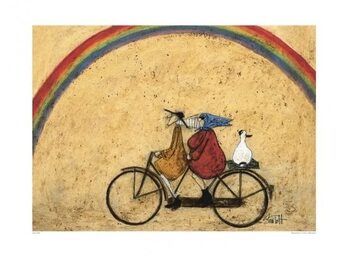 Taidejuliste Sam Toft - Somewhere Under a Rainbow
