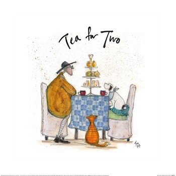 Taidejuliste Sam Toft - Tea For Two - Colour