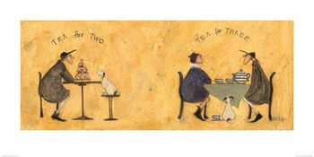 Taidejuliste Sam Toft - Tea for Two Tea for Three