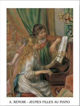 Young Girls at the Piano, 1892 Taidejuliste