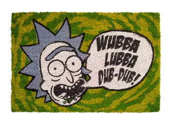 Tapete de entrada Rick & Morty - Wubba Lubba Dub Dub