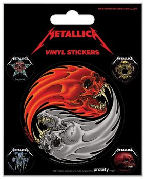 Metallica - Yin & Yang Skulls Pushead Vinyylitarra