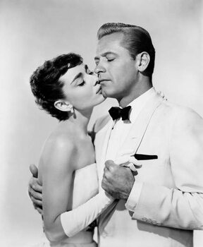 Tela Audrey Hepburn And William Holden