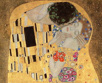 Tela Gustav Klimt - O beijo