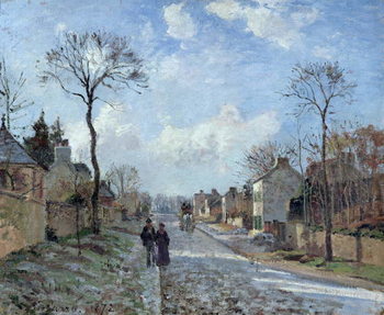 Tela The Road to Louveciennes, 1872