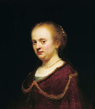 Tela Young Woman with a Gold Chain