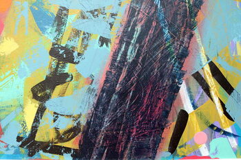 Quadro em tela abstract 5