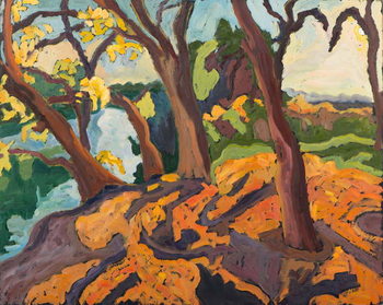 Quadro em tela Ageing trees, 2009