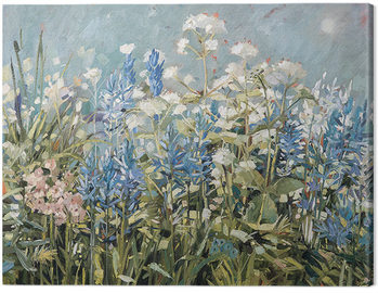 Tela Anne-Marie Butlin - Blue Summer Border