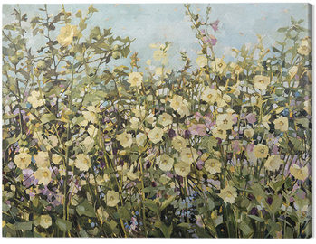 Tela Anne-Marie Butlin - Yellow Hollyhocks