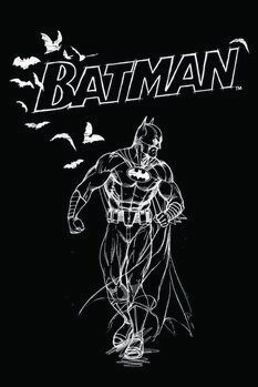 Quadro em tela Batman - Sketch