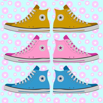 Quadro em tela Converse Delight