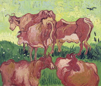 Quadro em tela Cows, 1890
