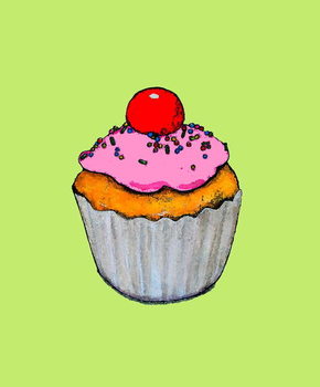 Quadro em tela Cupcake,2005