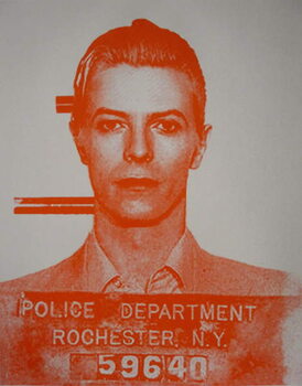 Quadro em tela David Bowie, 2016