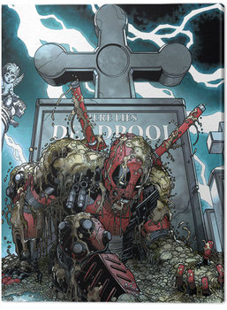 Quadro em tela Deadpool - Grave
