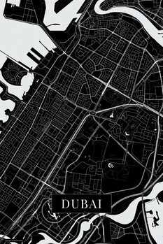 Quadro em tela Dubai black