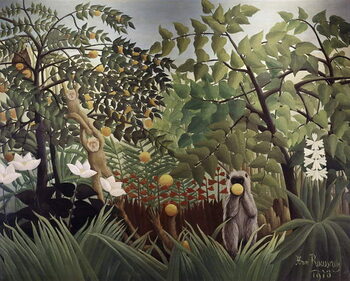 Quadro em tela Exotic Landscape, 1910