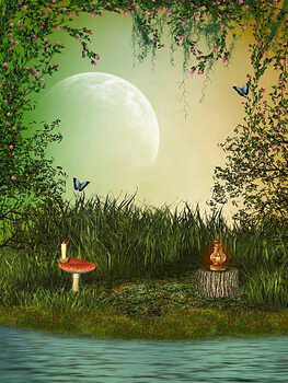 Quadro em tela Fantasy landscape