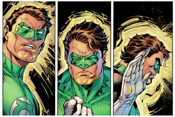 Quadro em tela Green Lantern Comics