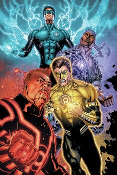 Quadro em tela Green Lantern Corps