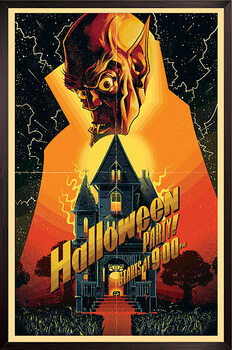 Quadro em tela Halloween poster