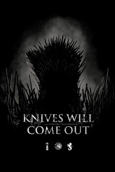 Quadro em tela House of the Dragon - Knives will come out