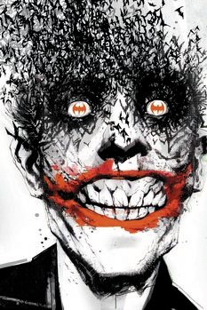 Quadro em tela Joker and Bats