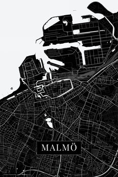 Quadro em tela Malmo black