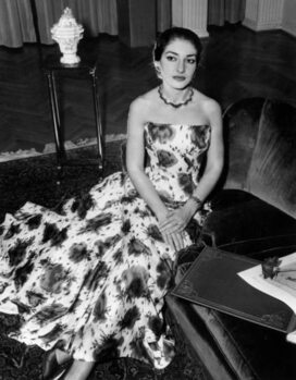 Quadro em tela Maria Callas
